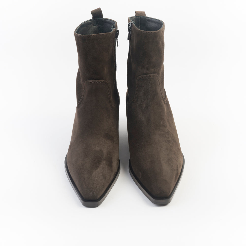 CAPPELLETTOSHOP - Stivaletto Texano - Kira 12 - Velour Testa di Moro