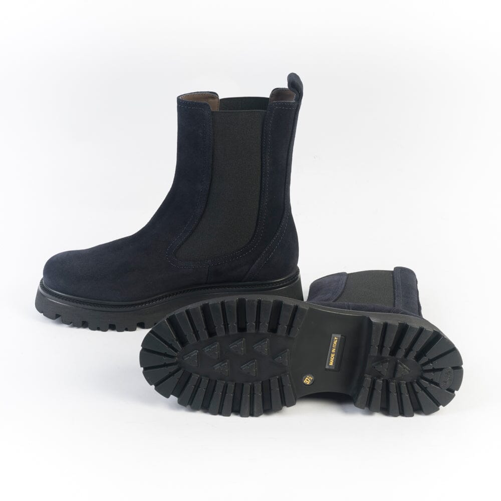 CappellettoShop - Stivaletto Beatles - S3501 - Fox Blu Scarpe Donna CAPPELLETTO 1948 