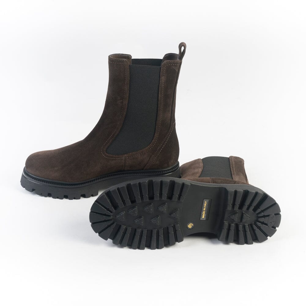 CappellettoShop - Stivaletto Beatles - S3501 - Fox Ebano Scarpe Donna CAPPELLETTO 1948 