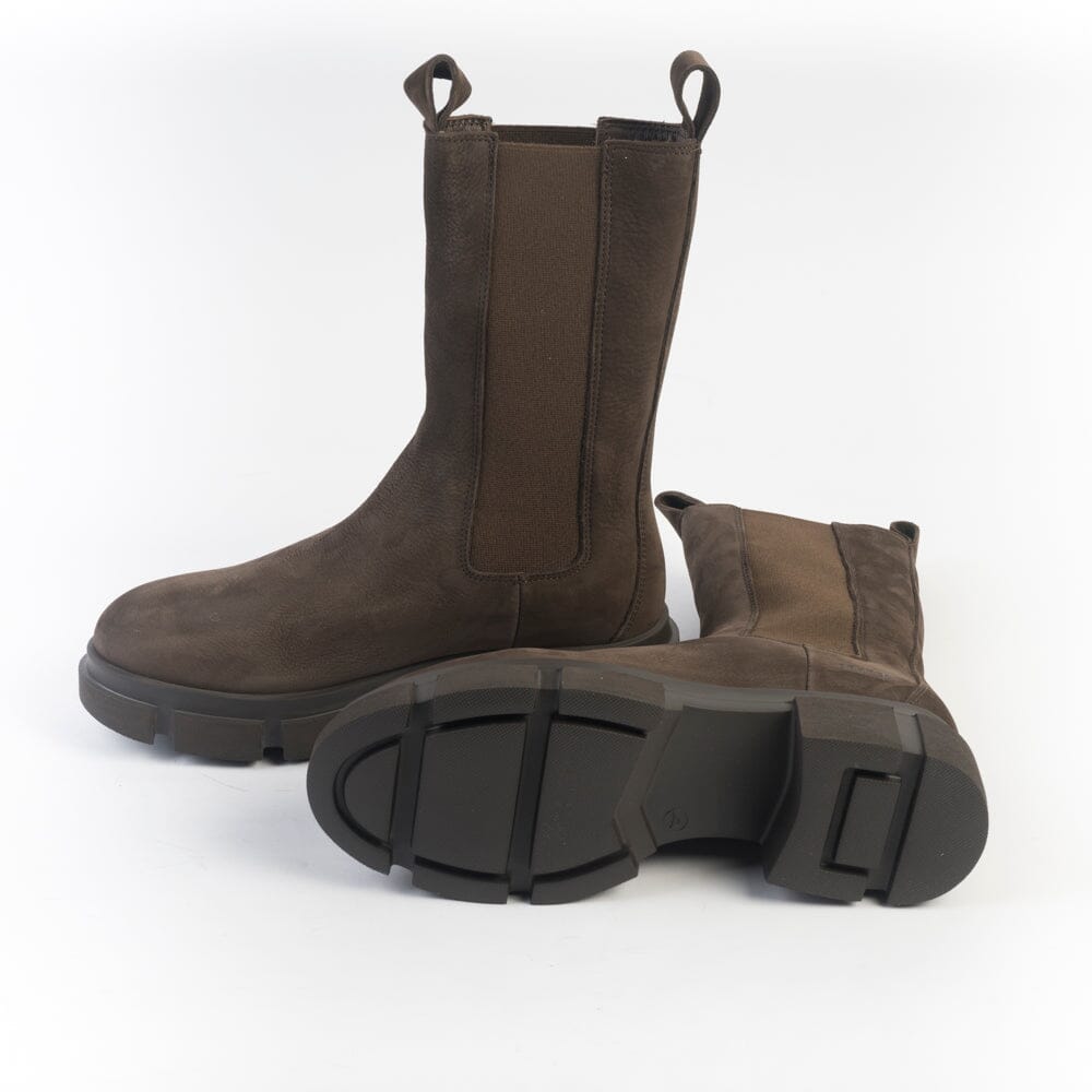 COPENHAGEN - Stivaletto - CPH 500 - Nabuc Choco Scarpe Donna COPENHAGEN 