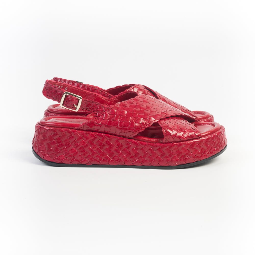 PONS QUINTANA - Sandali Zeppa - MAUI 10829 - Rubino Scarpe Donna PONS QUINTANA 