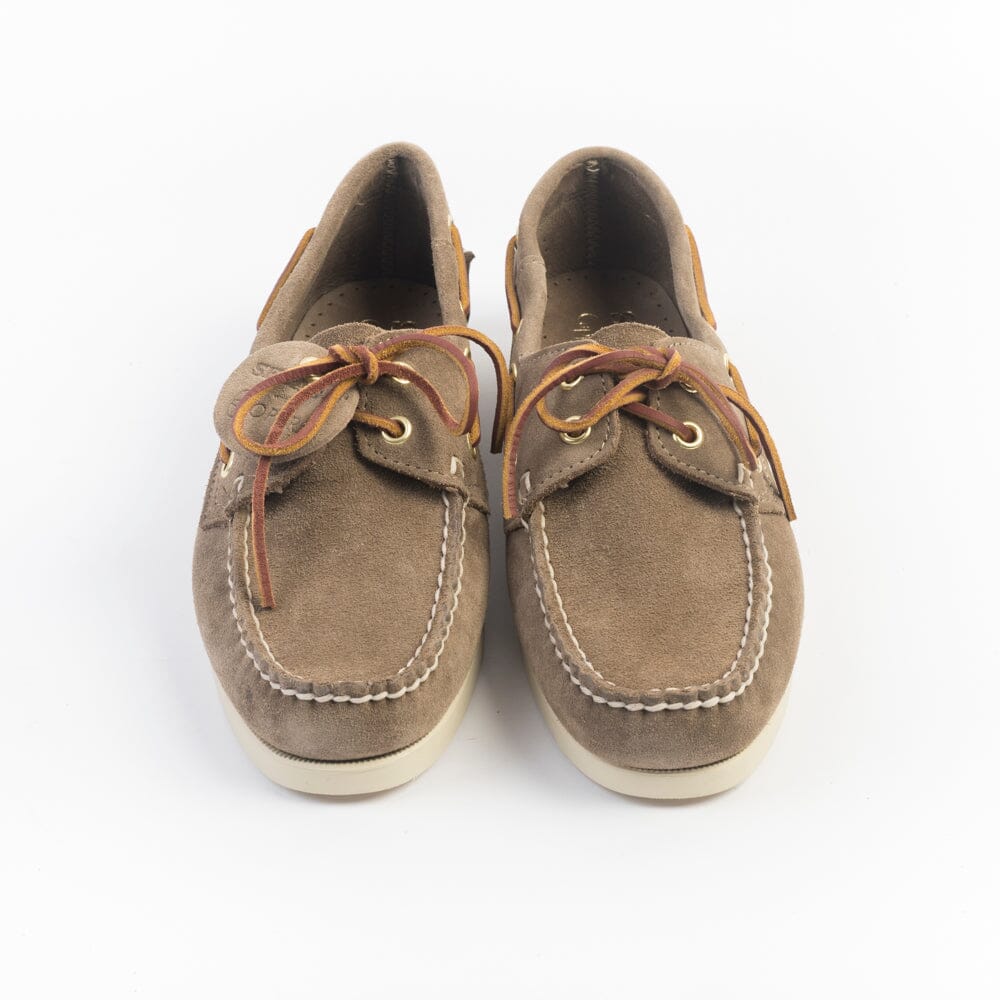 SEBAGO - Allacciata Docksides Portland - Scarpa da Barca - 81256W - Beige Scarpe Donna Sebago 