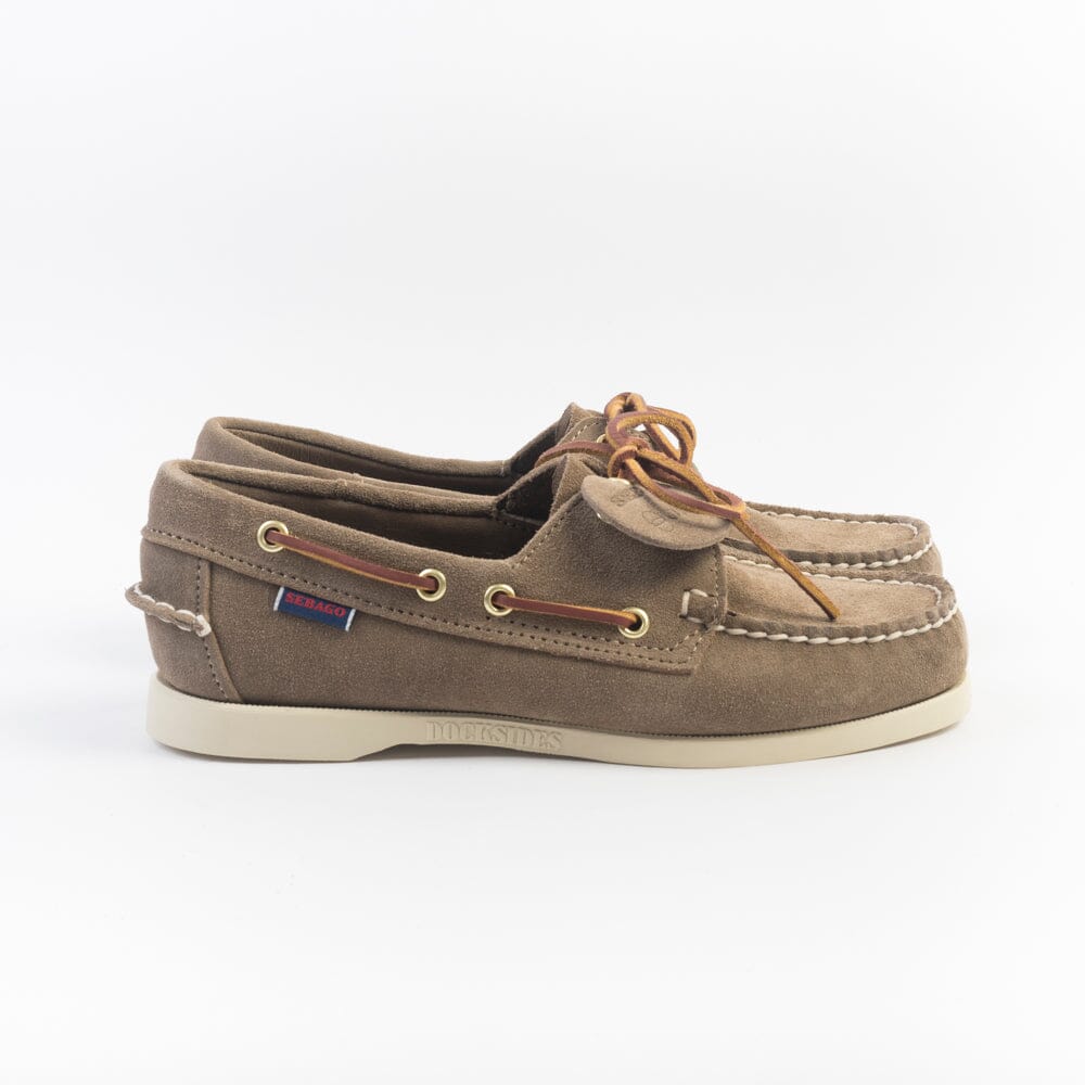 SEBAGO - Allacciata Docksides Portland - Scarpa da Barca - 81256W - Beige Scarpe Donna Sebago 