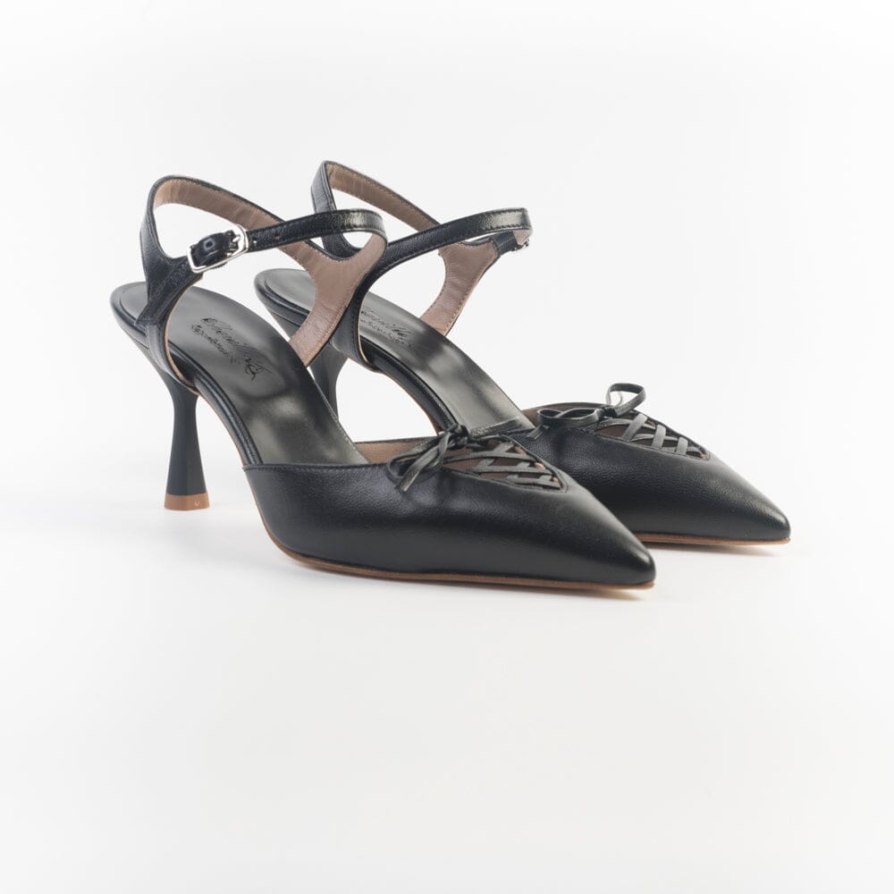 CHEVILLE - Sling Back - FOSCA - Nero Scarpe Donna CHEVILLE 