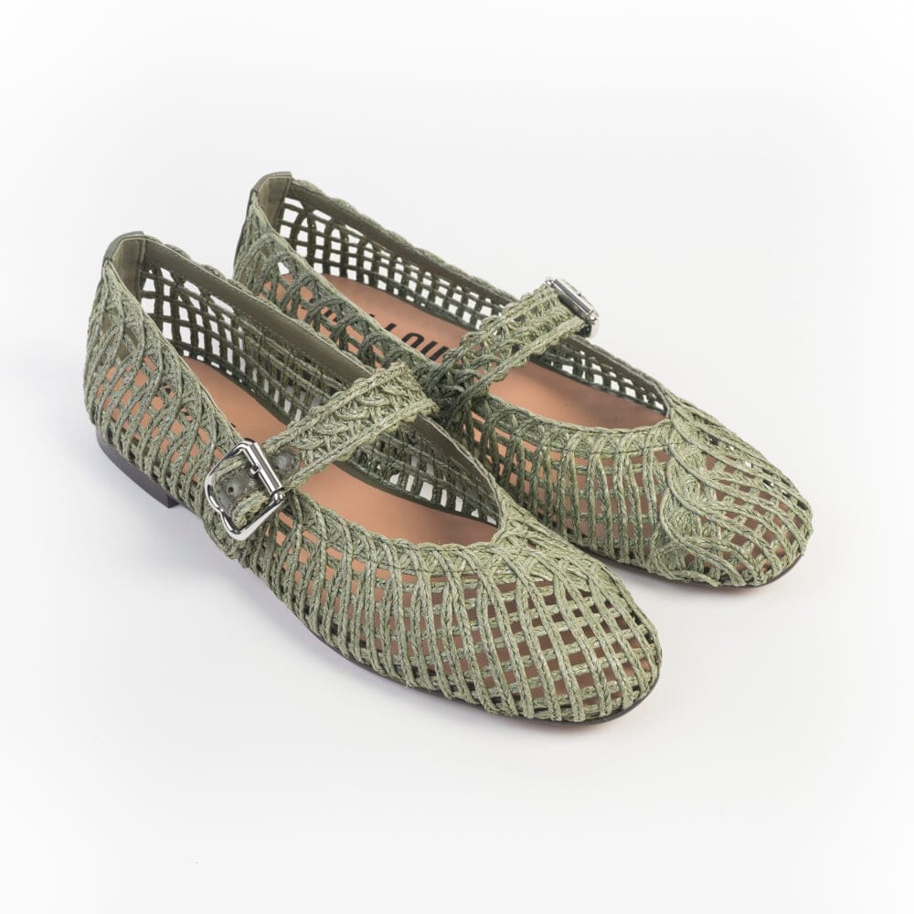 BIBI LOU - Mary Jane - 649Z69VK - Verde Kaki Scarpe Donna BIBI LOU 