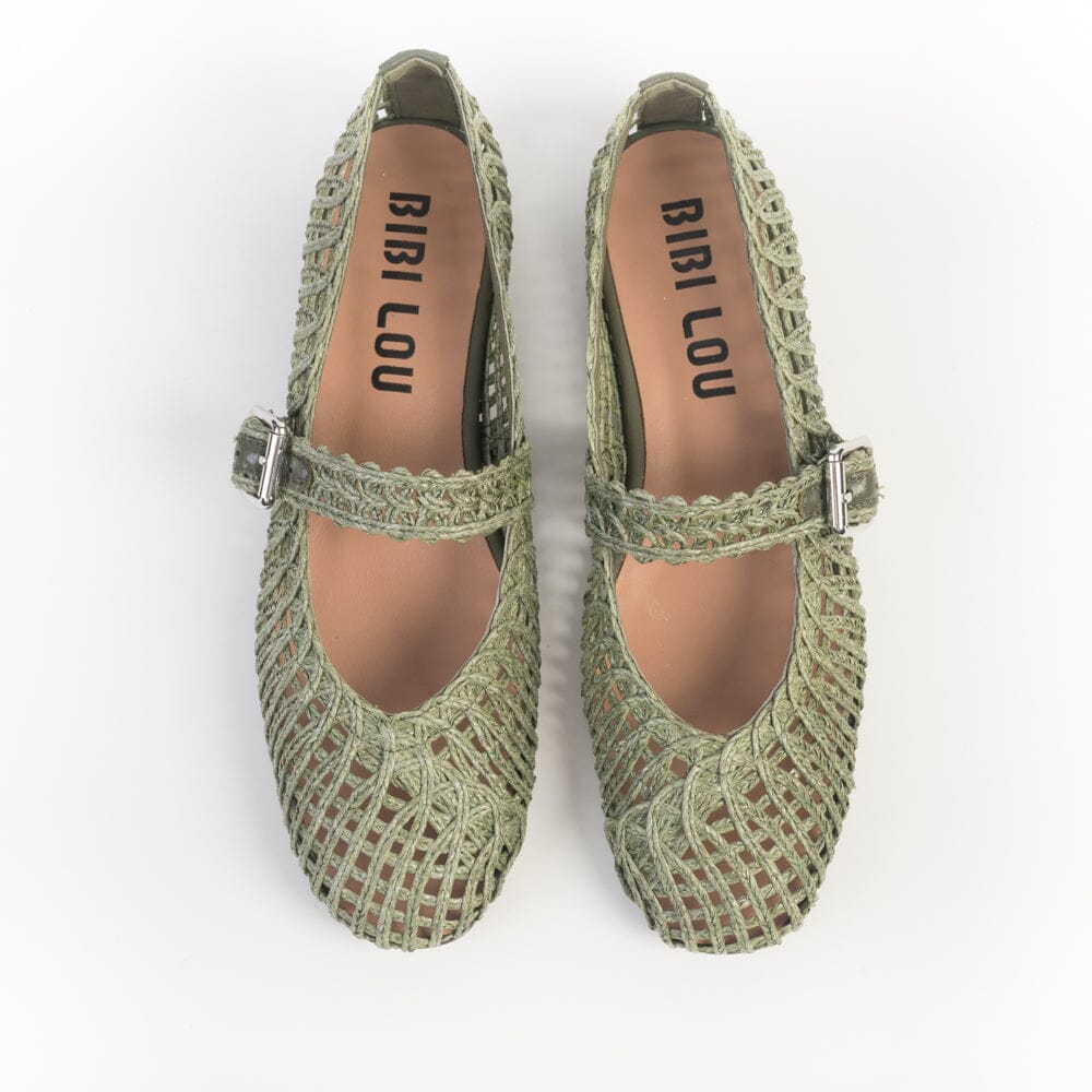 BIBI LOU - Mary Jane - 649Z69VK - Verde Kaki Scarpe Donna BIBI LOU 