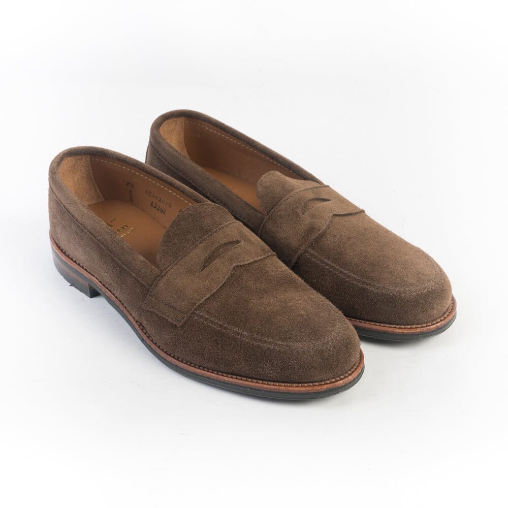 ALDEN - 68333 - Full Strap Moccasin - Suede Hummus