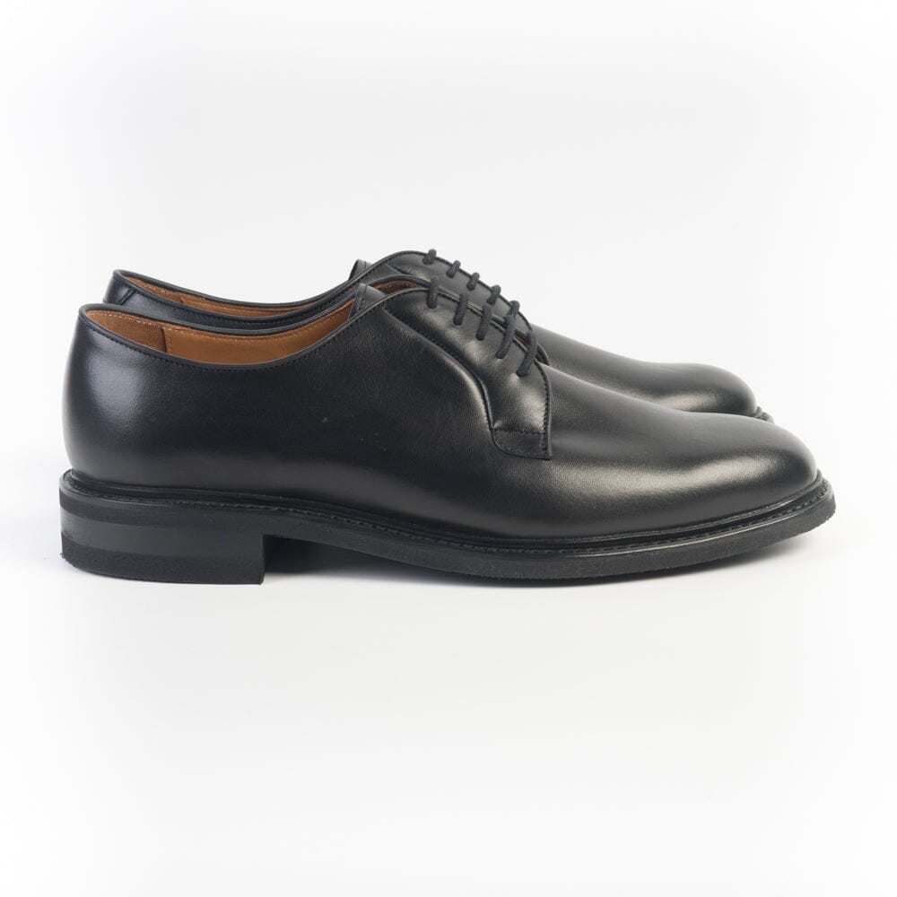 BERWICK 1707 - Derby - 4406 - Chateaubriand Nero Gomma Scarpe Uomo Berwick 1707 