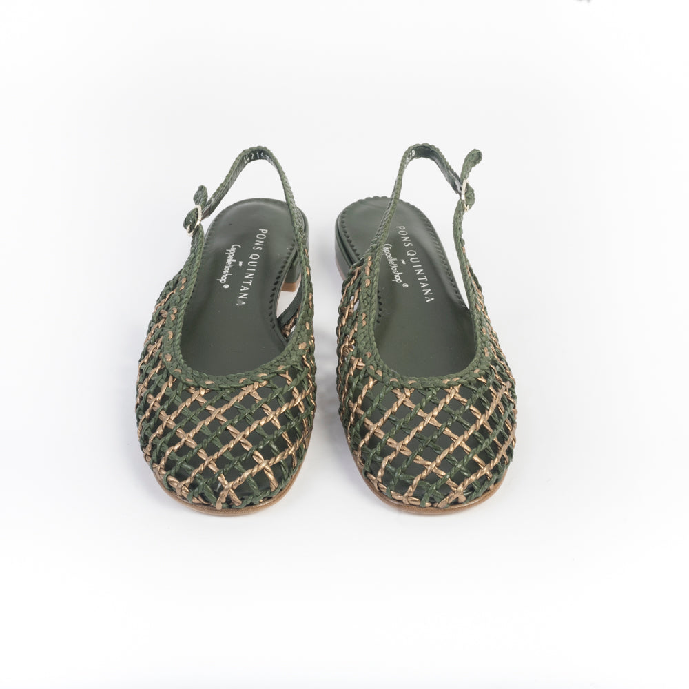 PONS QUINTANA -  Sling Back - OTTAWA - 11349 - Musgo