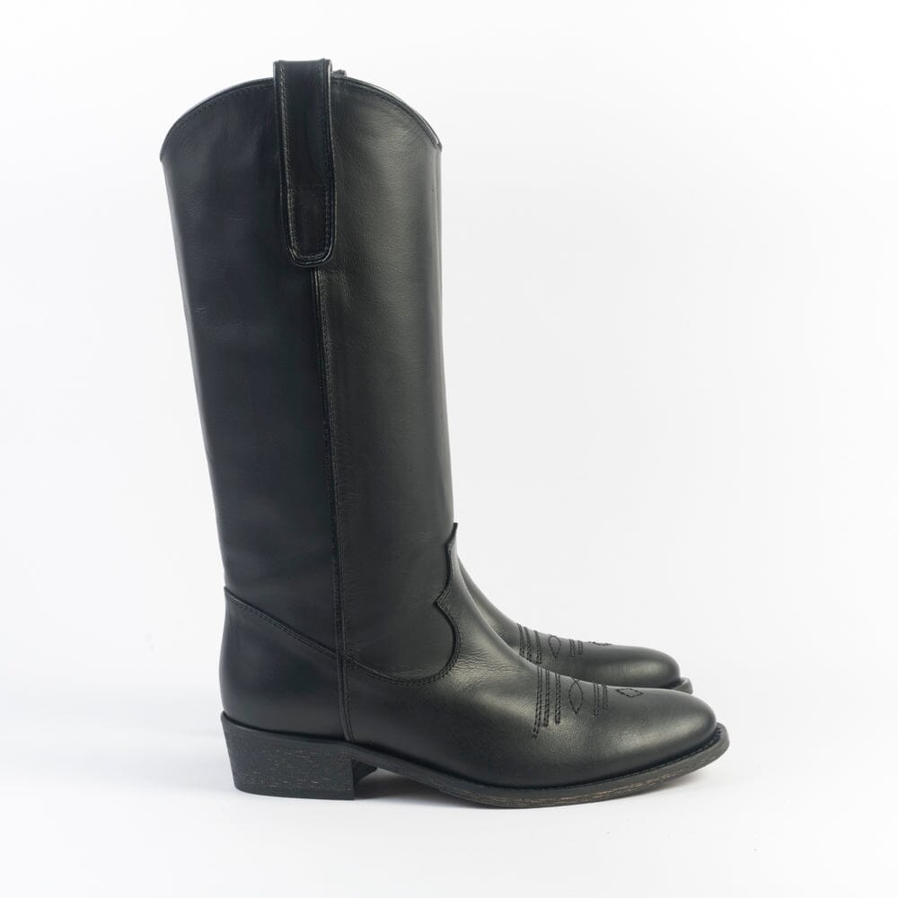 VIA ROMA 15 - Stivali - Texano - 3710 - Malibù Nero Scarpe Donna Via Roma 15 