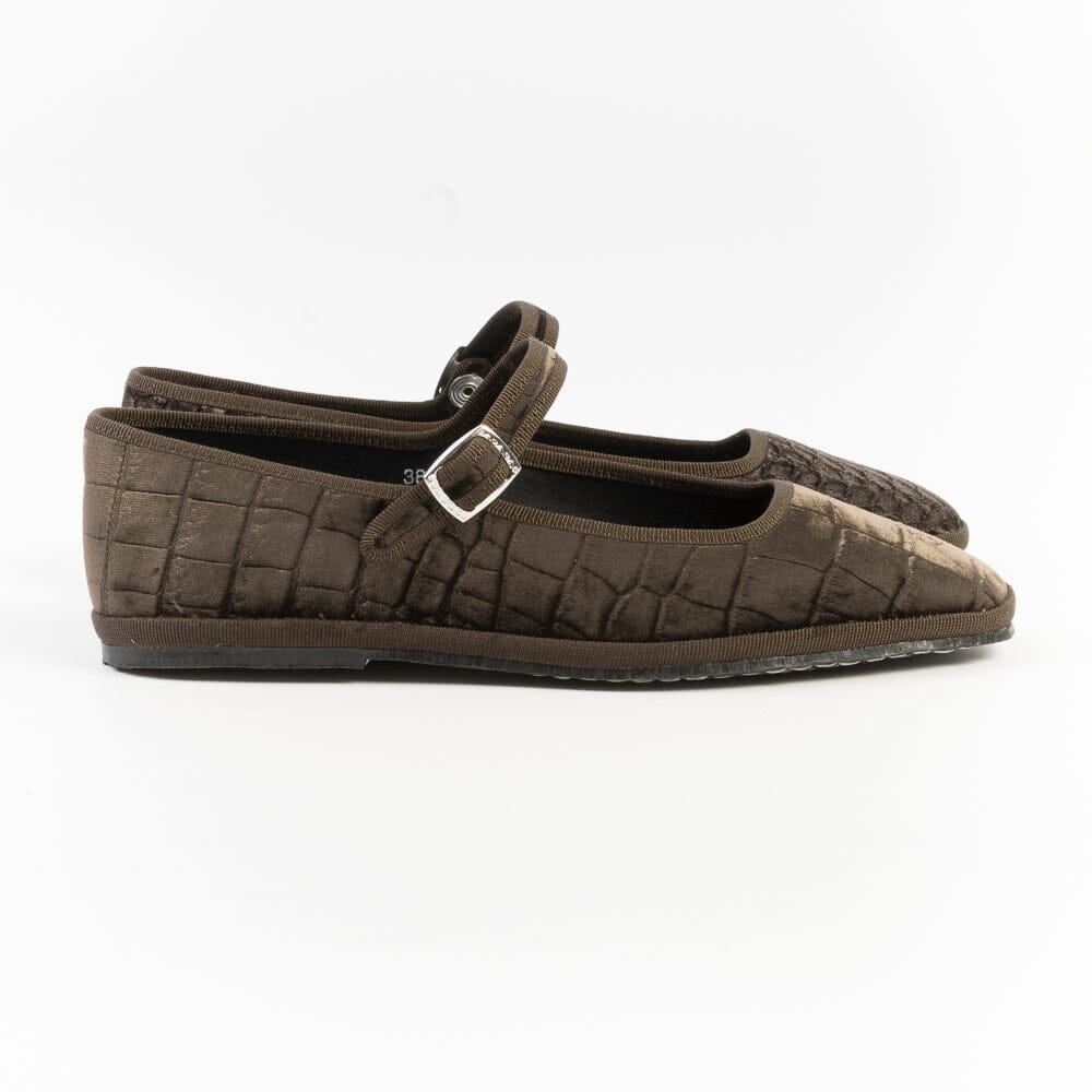 DROGHERIA CRIVELLINI - Mary Jane - Velvet Cayman Scarpe Donna DROGHERIA CRIVELLINI - Collezione Donna 