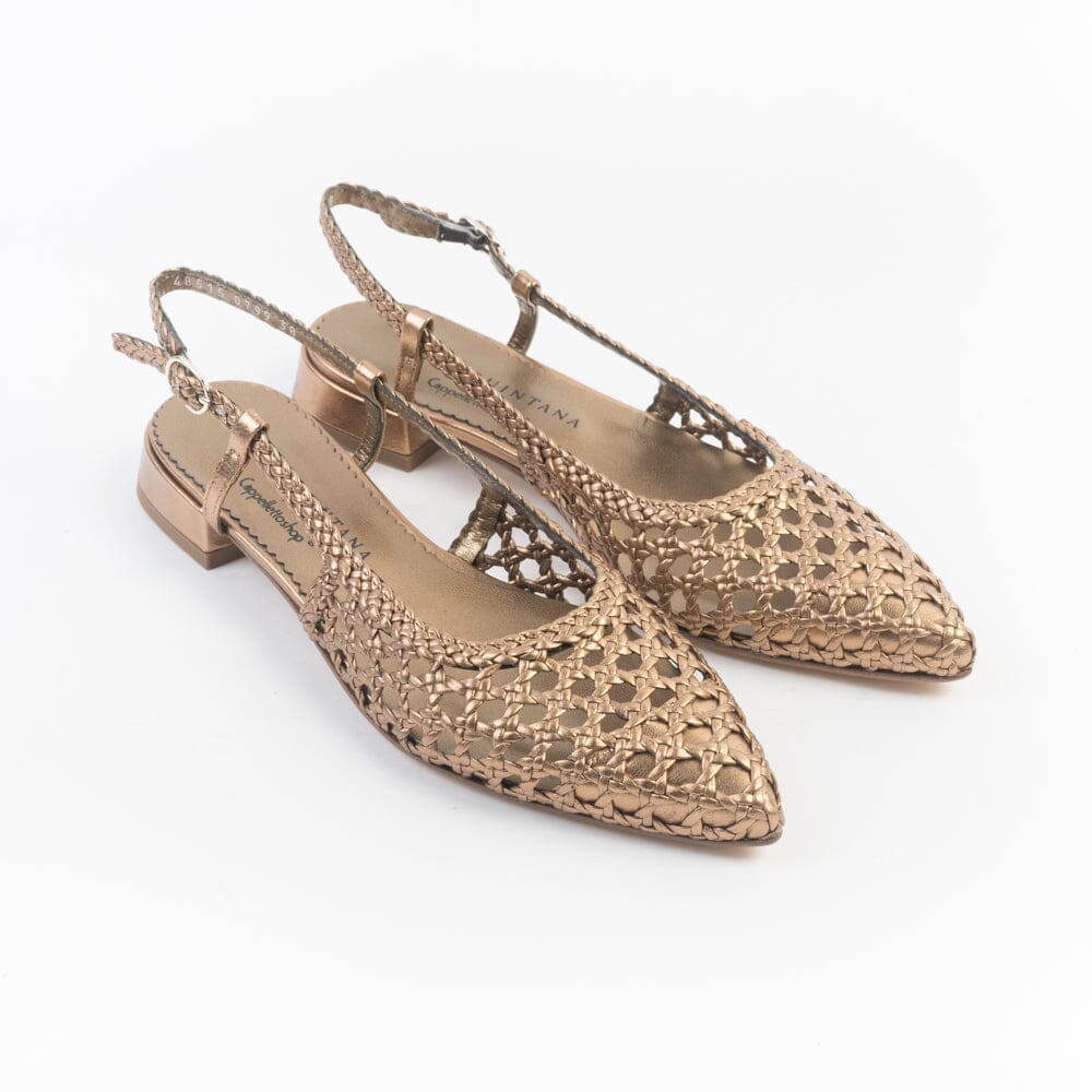 PONS QUINTANA - Sling Back - SONIA - 10799 - Bronzo Oassi Scarpe Donna PONS QUINTANA 
