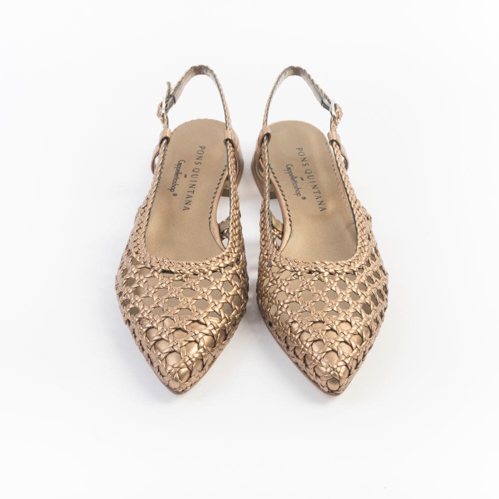 PONS QUINTANA - Sling Back - SONIA - 10799 - Bronzo Oassi Scarpe Donna PONS QUINTANA 