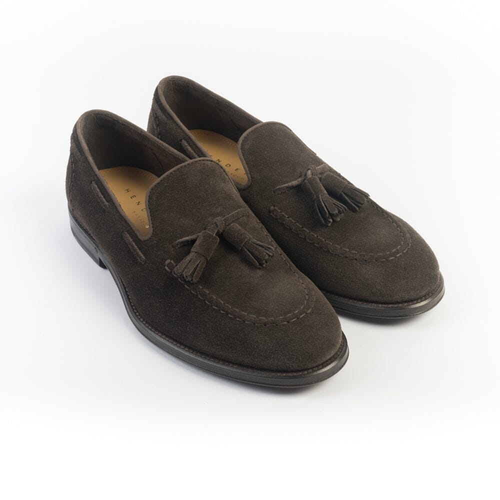 HENDERSON - Mocassino - 72407 - Camoscio Moro Scarpe Uomo HENDERSON 