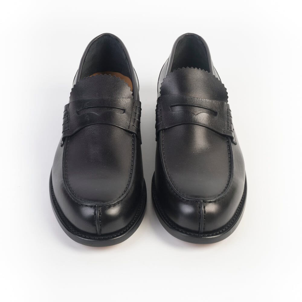 BERWICK 1707 - Mocassino - 5169 - Chateaubriand Nero Cuoio Scarpe Uomo Berwick 1707 