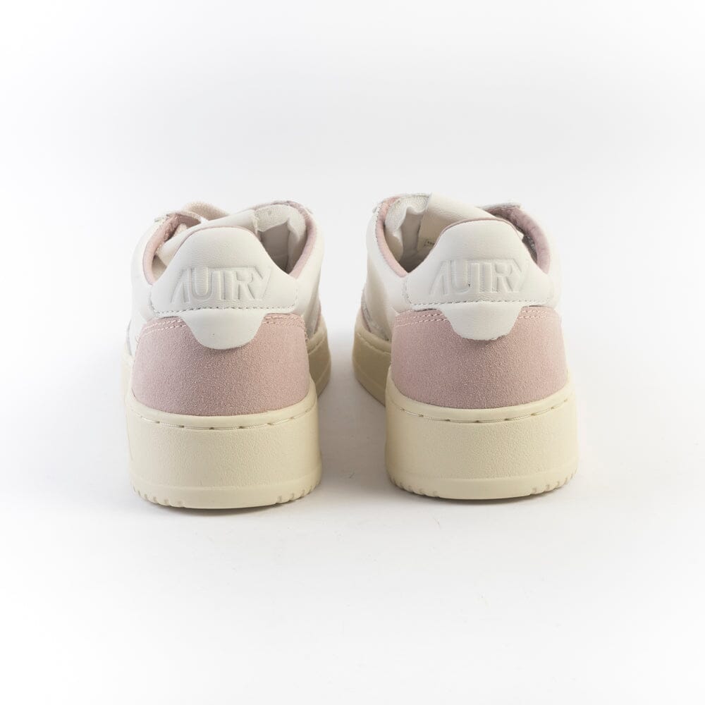 AUTRY - AULW GS36 - Sneakers - LOW WOM Goat - Bianco Rosa Scarpe Donna AUTRY - Collezione donna 