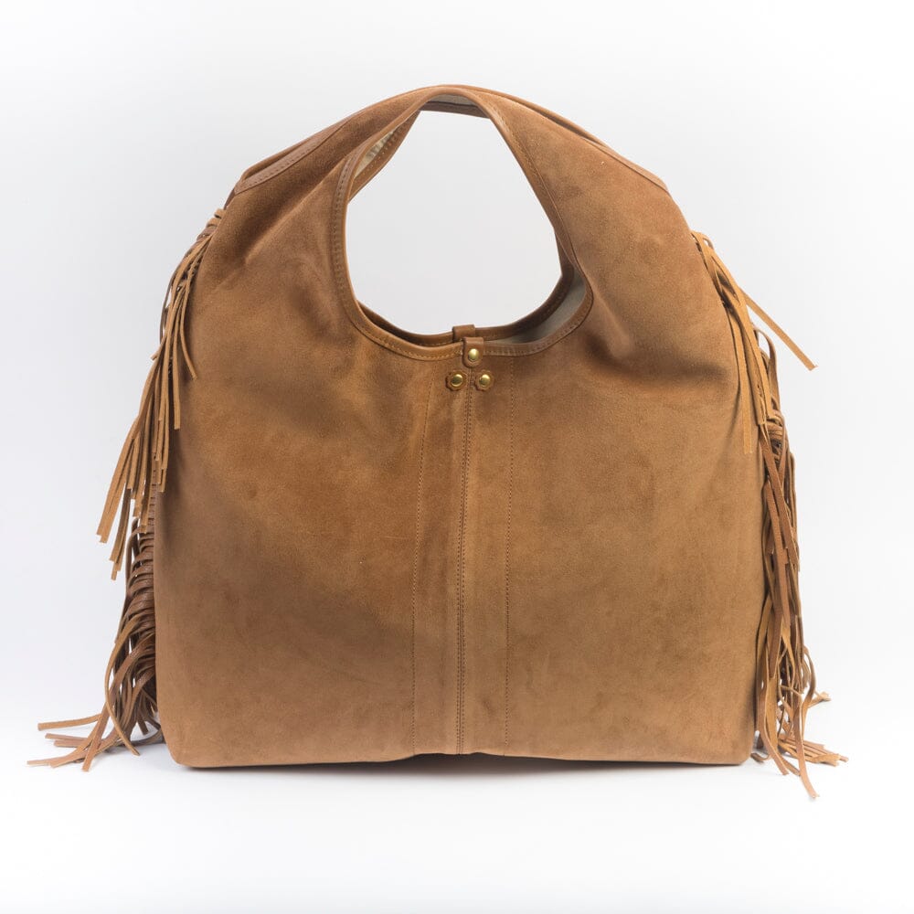 JEROME DREYFUSS - Borsa a spalla - Paco Frange - Camoscio Tabacco Borse Jerome Dreyfuss 