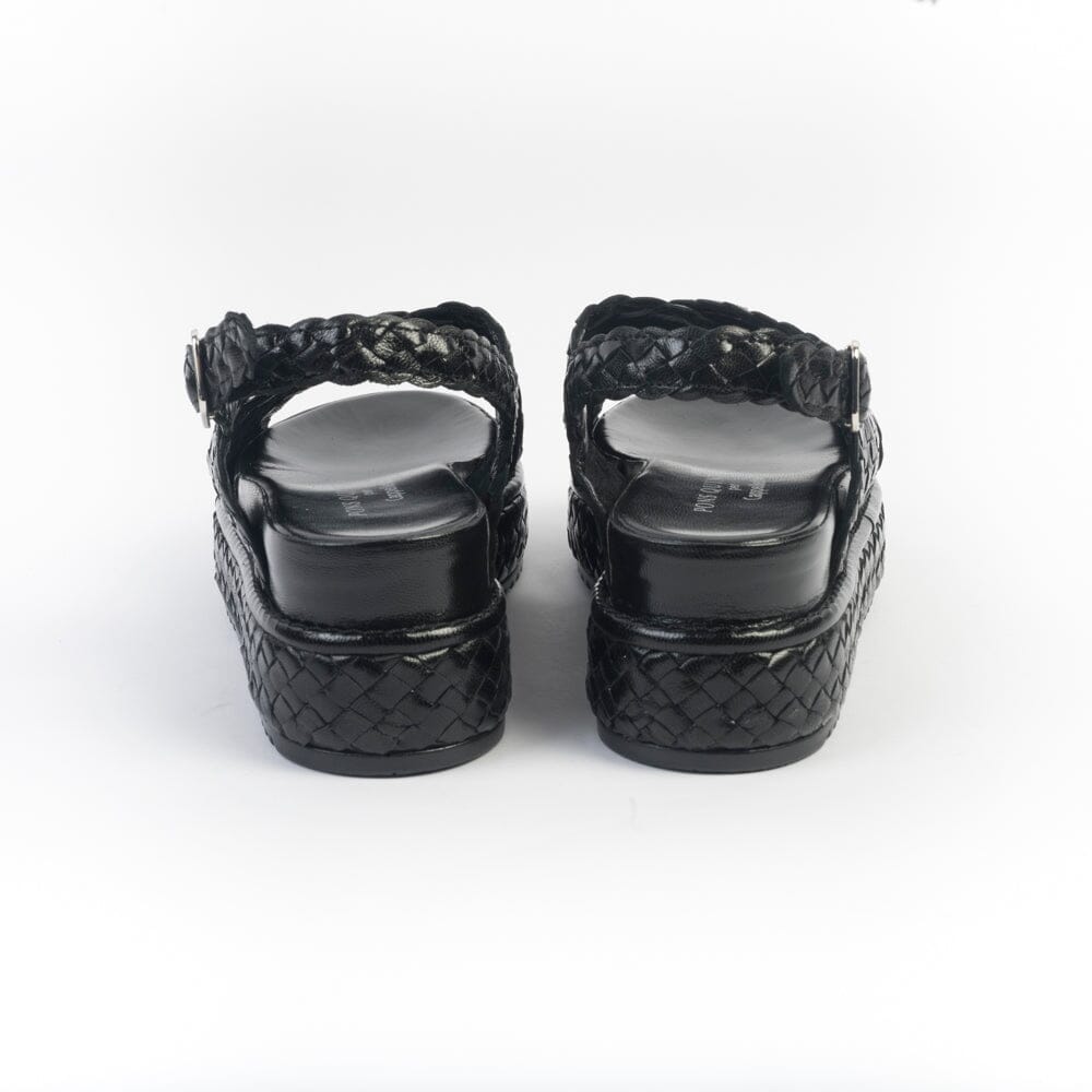 PONS QUINTANA - Sandali Zeppa - 11452 - Nero Scarpe Donna PONS QUINTANA 