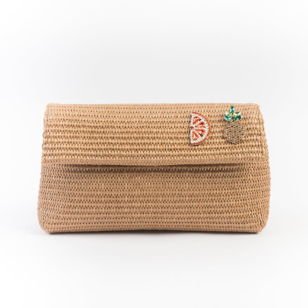 PAOLA FIORENZA - Pochette - 2406 - Rafia Arancione Borsa PAOLA FIORENZA 