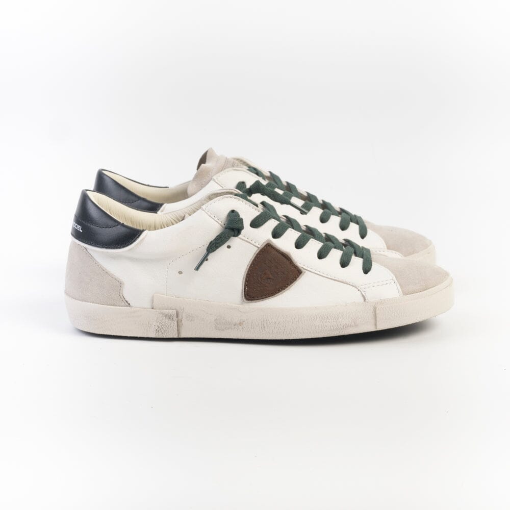 PHILIPPE MODEL - Sneakers - PRLU WX55 - Bianco beige nero Scarpe Uomo Philippe Model Paris 