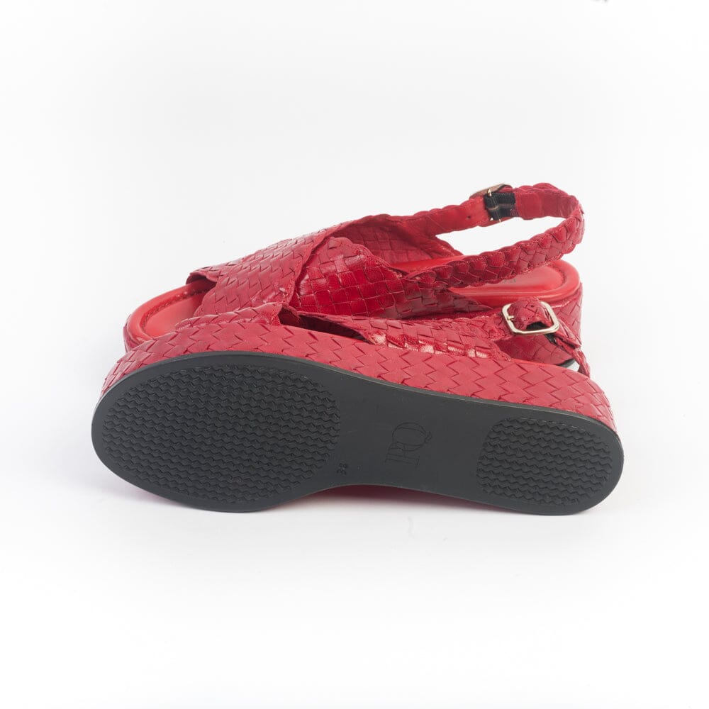 PONS QUINTANA - Sandali Zeppa - FORLI 9806 - Rubino Scarpe Donna PONS QUINTANA 