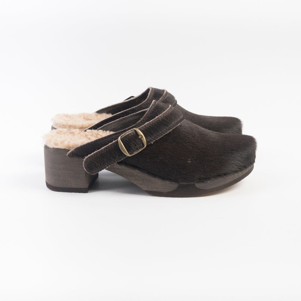BOSABO - Zoccolo Sabot - Compliba Poils Marron Scarpe Donna BOSABO 
