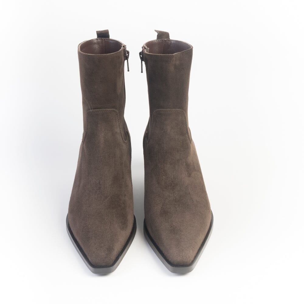 CAPPELLETTOSHOP - Stivaletto Texano - Kira 12 - Velour Moro