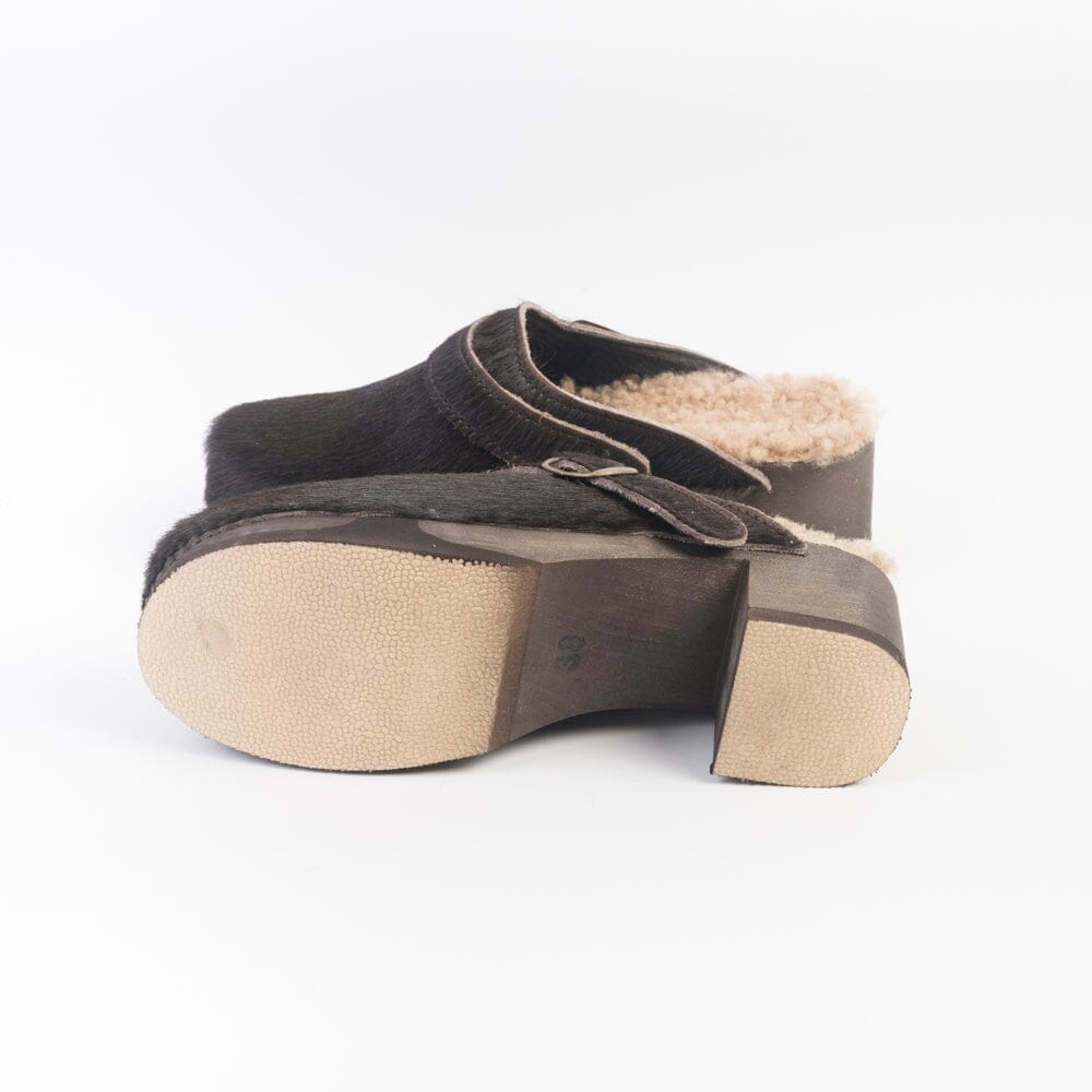 BOSABO - Zoccolo Sabot - Compliba Poils Marron Scarpe Donna BOSABO 