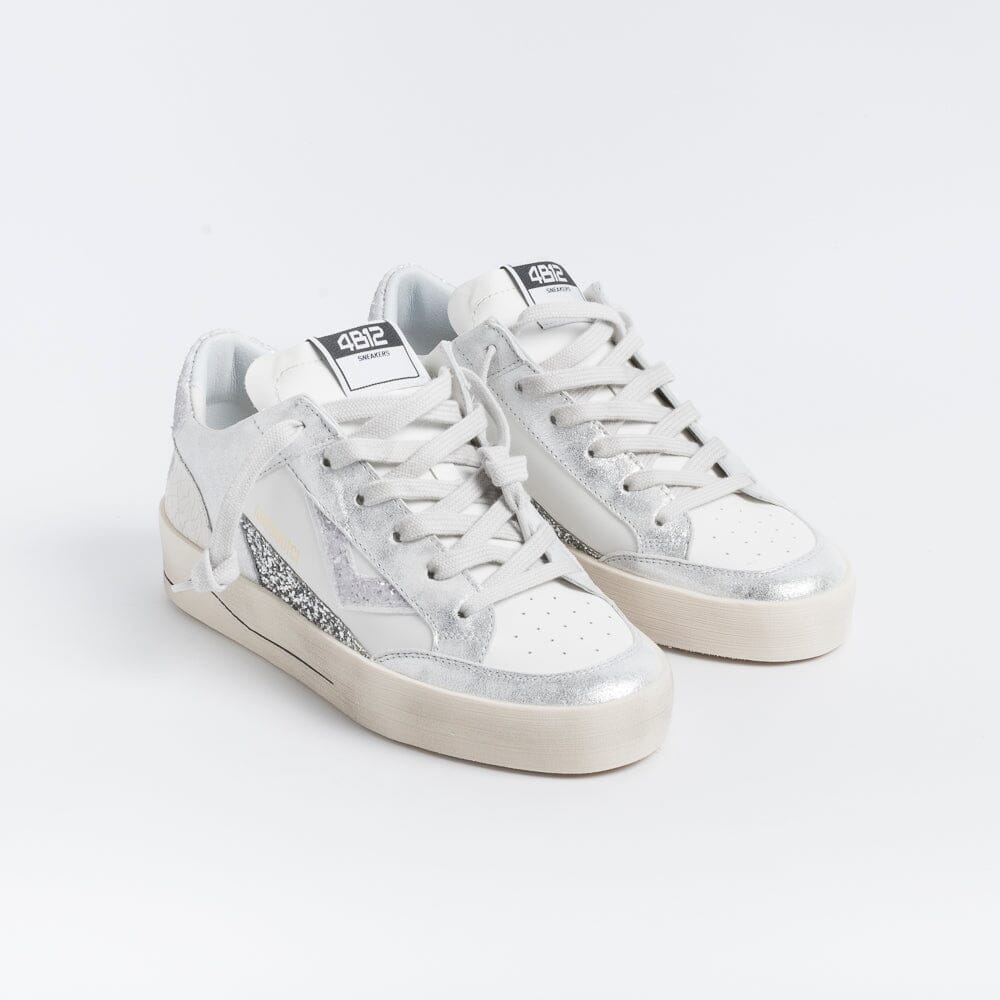 4B12 - Sneakers - Kyle D858 - Bianco Silver Donna Scarpe Donna 4B12 