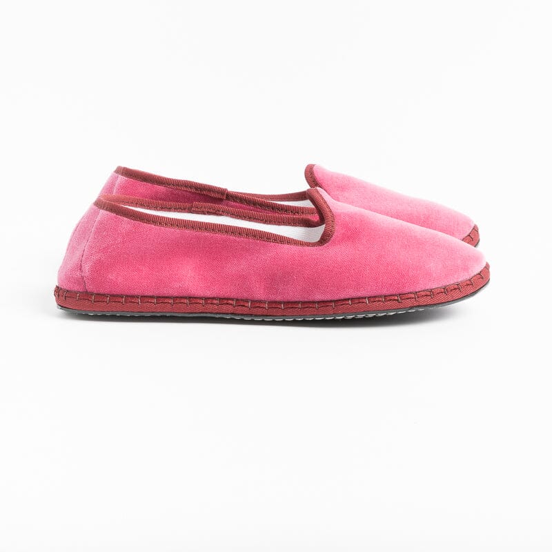 DROGHERIA CRIVELLINI - Furlana - Velluto Rosa Peonia Scarpe Donna DROGHERIA CRIVELLINI - Collezione Donna 