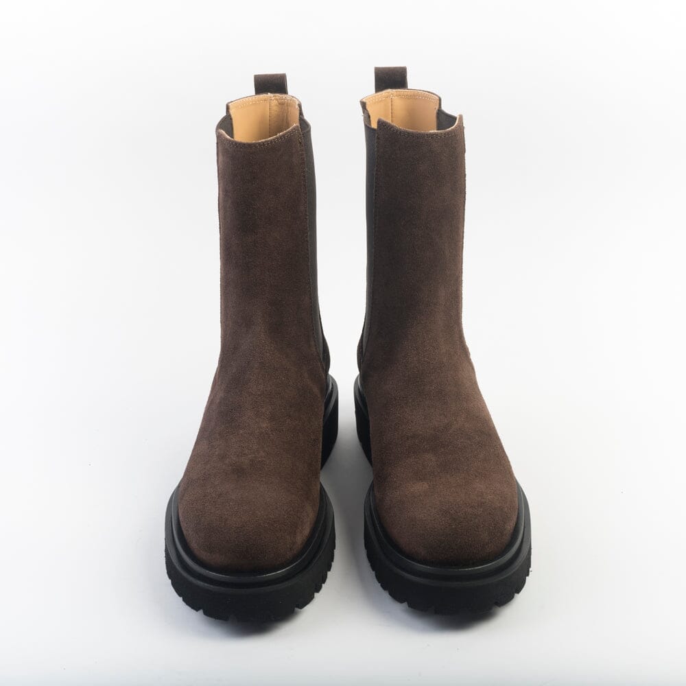 ANNA F - Stivaletto - 9715 - Velour testa di moro Scarpe Donna Anna F. 