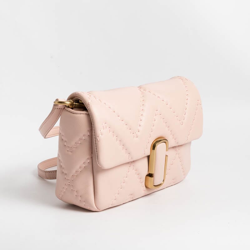MARC JACOBS - The Quilted Leather J - Shoulder Bag - Pink Marc Jacobs bags