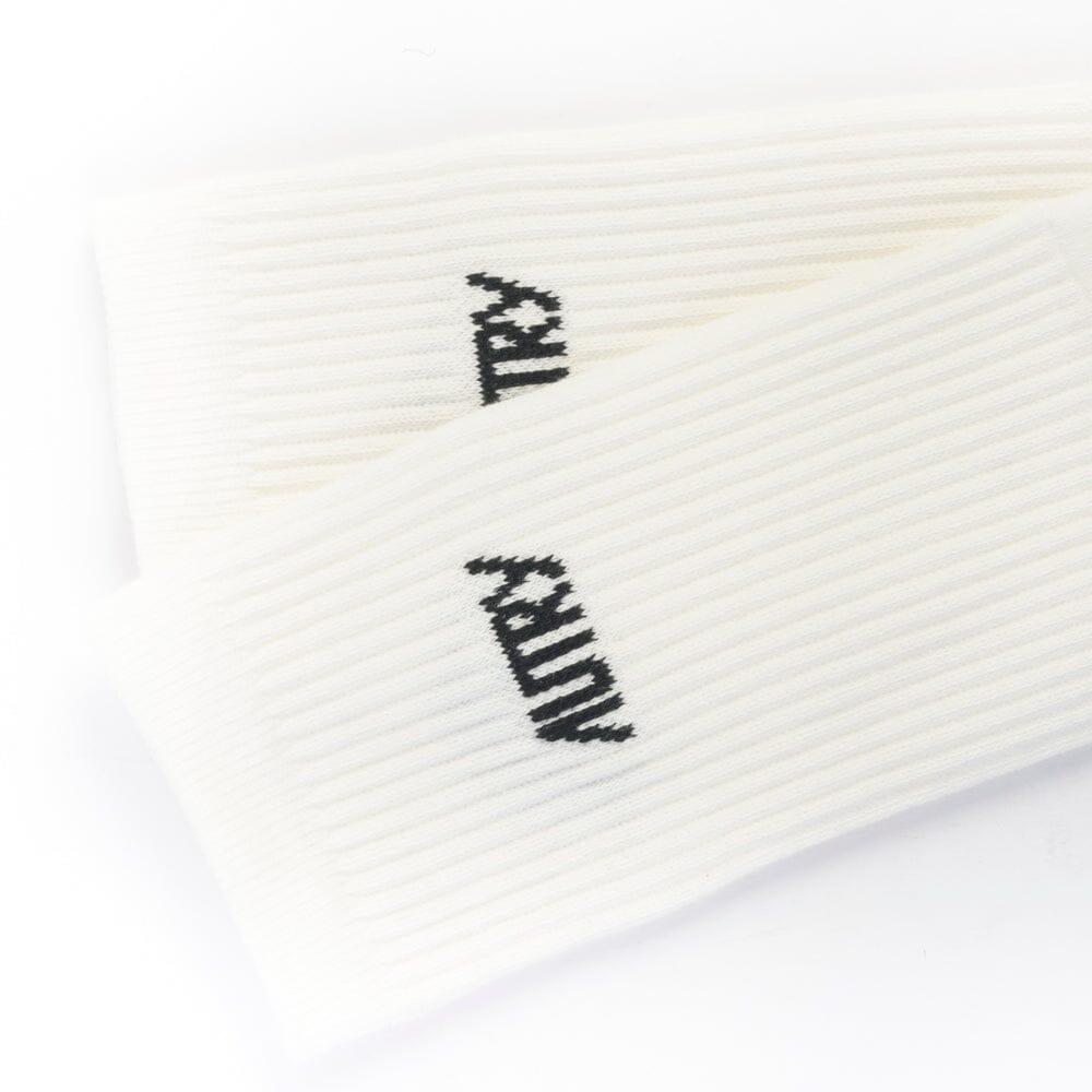 AUTRY - SOPU E7A0 STAR - Autry Calzino - Bianco logo nero