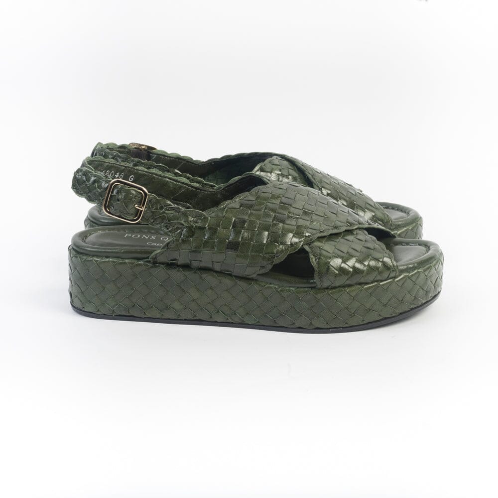 PONS QUINTANA - Sandali Zeppa - FORLI 9806 - Musgo Scarpe Donna PONS QUINTANA 