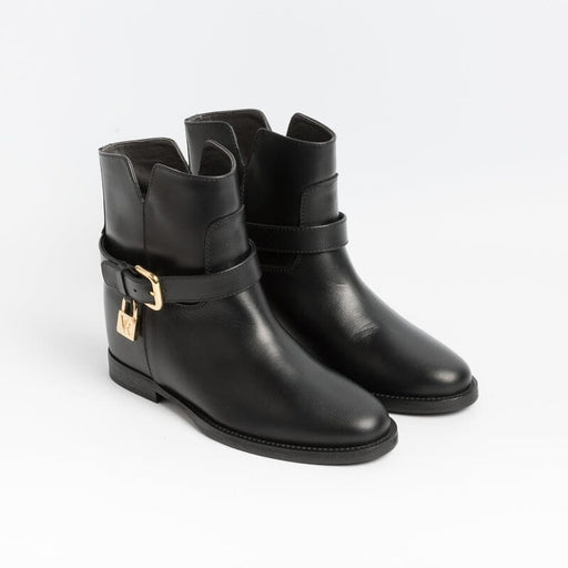 VIA ROMA 15 - Ankle boot 4017 - Santa Monica Black Women's Shoes Via Roma 15