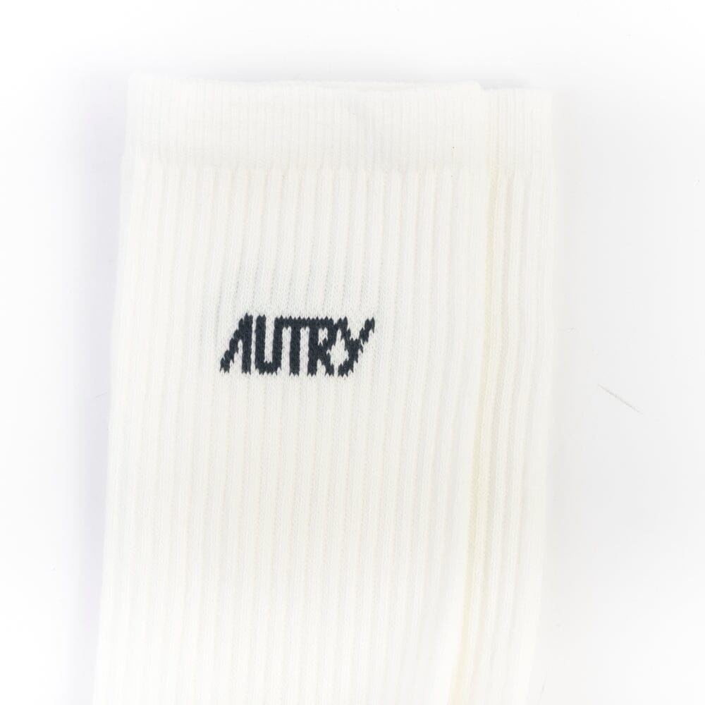 AUTRY - SOPU E7A6 STAR - Autry Calzino - Bianco logo blu