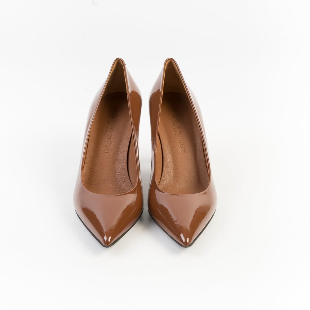 SERGIO LEVANTESI - Décolleté - Jenny - Vernice Avana Scarpe Donna SERGIO LEVANTESI 
