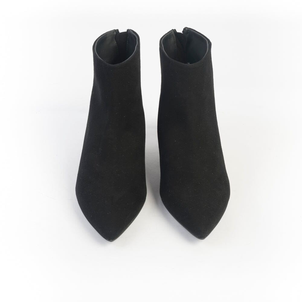 CAPPELLETTOSHOP - Stivaletto - 1577 - Camoscio Nero Scarpe Donna CAPPELLETTO 1948 