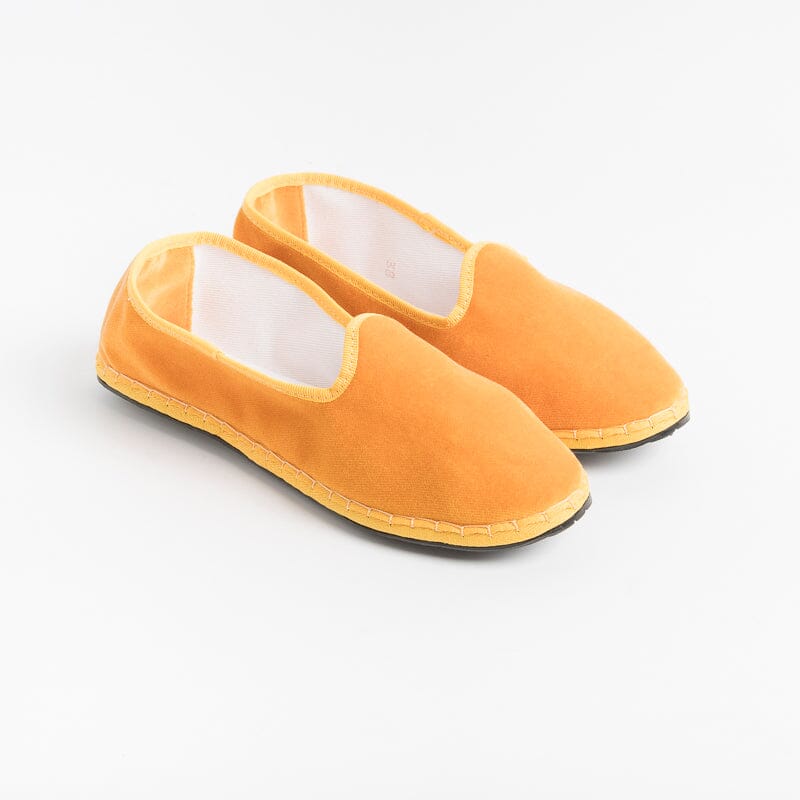 DROGHERIA CRIVELLINI - Furlana - Velluto Ocra Mustard Scarpe Donna DROGHERIA CRIVELLINI - Collezione Donna 