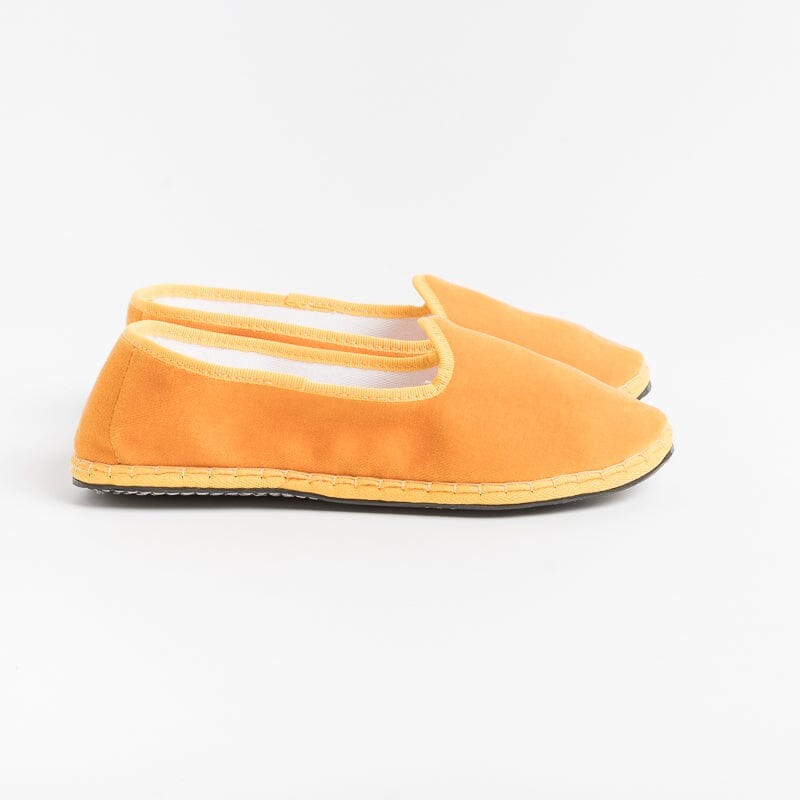 DROGHERIA CRIVELLINI - Furlana - Velluto Ocra Mustard Scarpe Donna DROGHERIA CRIVELLINI - Collezione Donna 