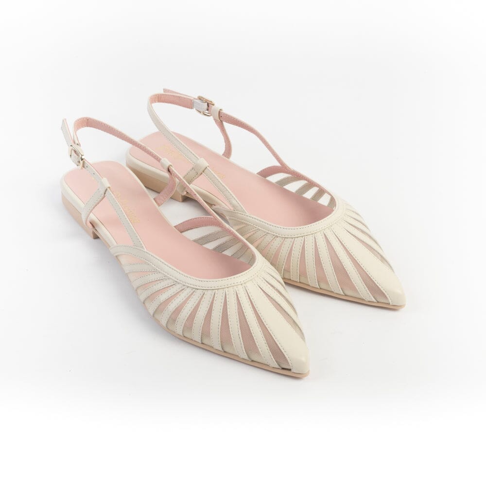 PRETTY BALLERINAS - Sling back - 52140 - Mies perla beige Scarpe Donna PRETTY BALLERINAS 