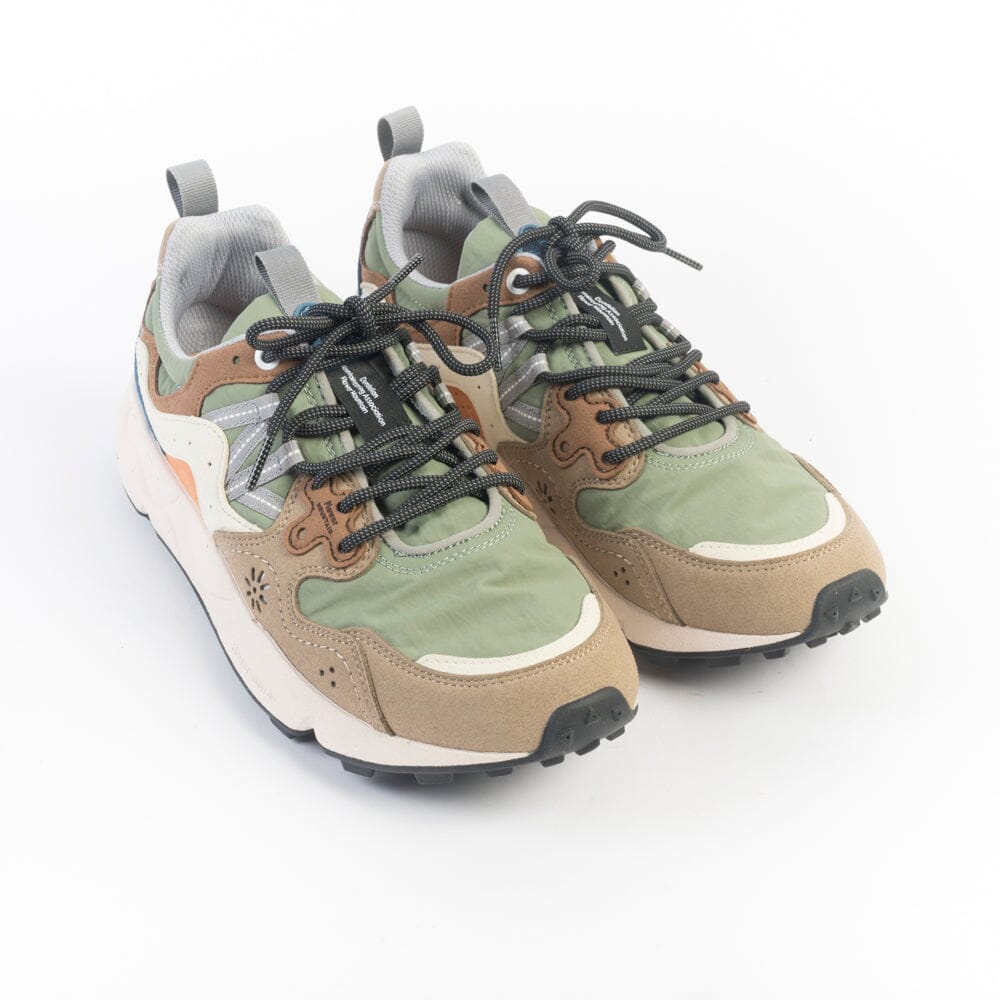 FLOWER MOUNTAIN - Sneakers Kaiso - 3D48 - Eco suede marrone Scarpe Uomo FLOWER MOUNTAIN 