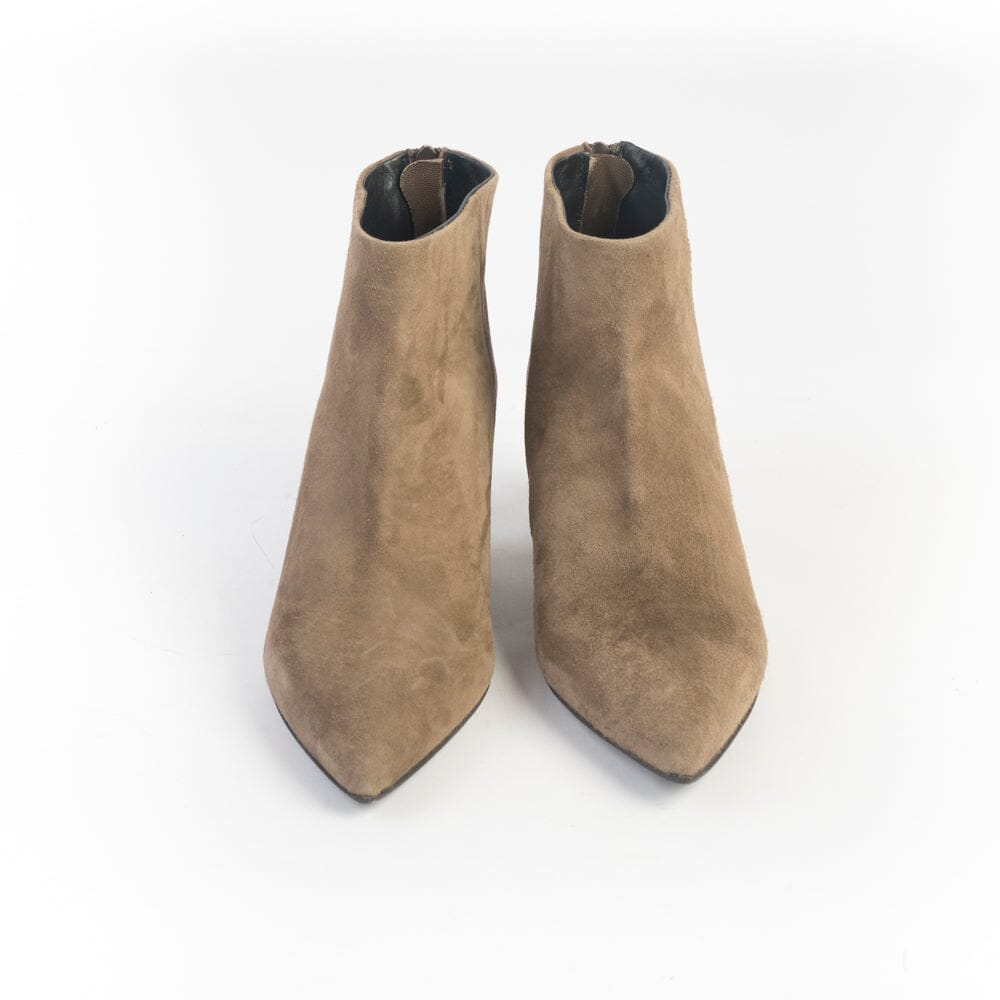 CAPPELLETTOSHOP - Stivaletto - 1577 - Camoscio Taupe Scarpe Donna CAPPELLETTO 1948 