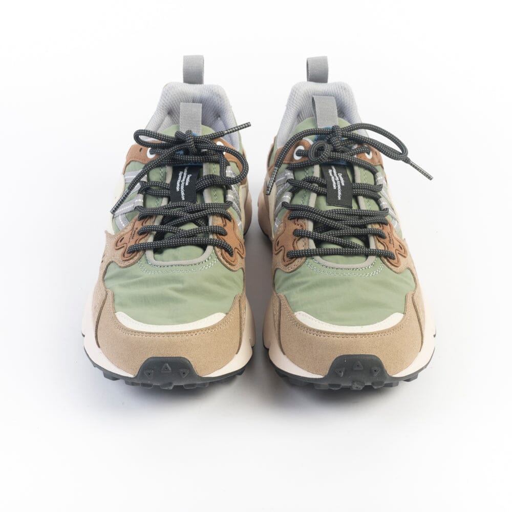 FLOWER MOUNTAIN - Sneakers Kaiso - 3D48 - Eco suede marrone Scarpe Uomo FLOWER MOUNTAIN 