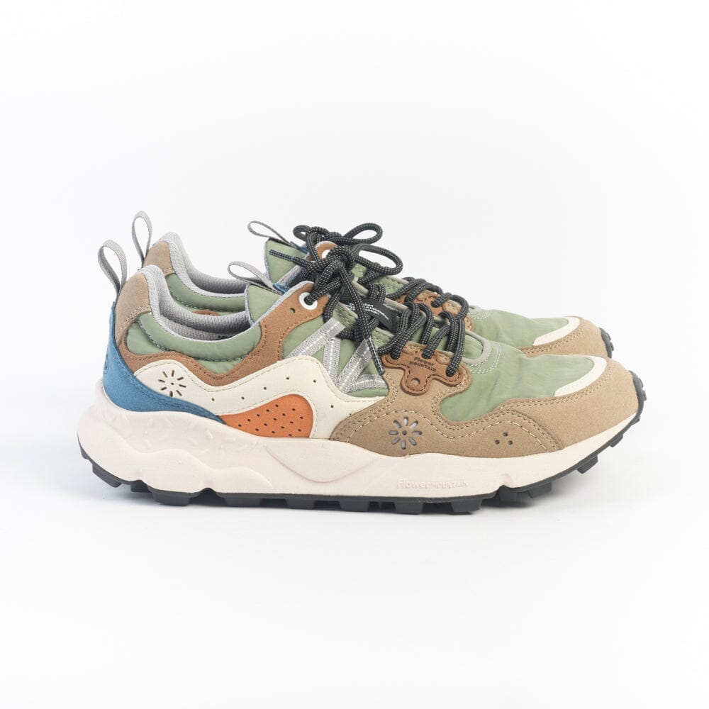 FLOWER MOUNTAIN - Sneakers Kaiso - 3D48 - Eco suede marrone Scarpe Uomo FLOWER MOUNTAIN 