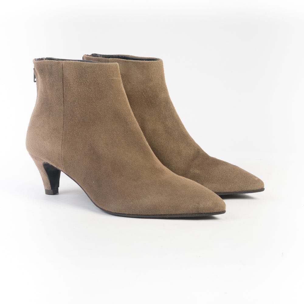 CAPPELLETTOSHOP - Stivaletto - 1577 - Camoscio Taupe Scarpe Donna CAPPELLETTO 1948 