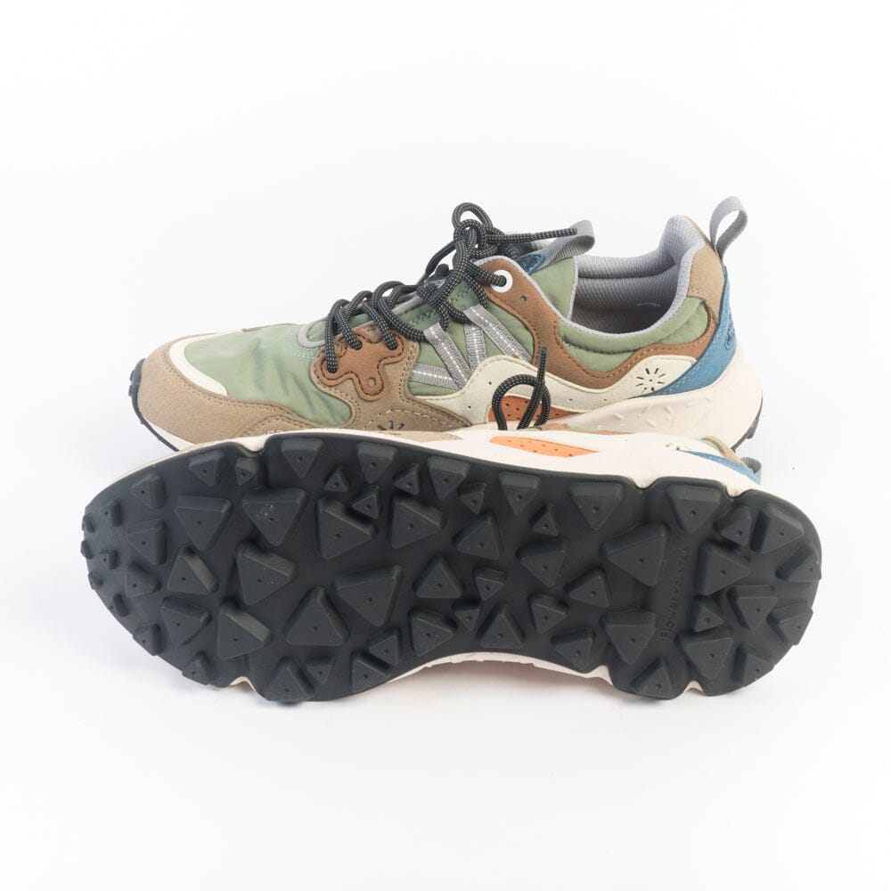 FLOWER MOUNTAIN - Sneakers Kaiso - 3D48 - Eco suede marrone Scarpe Uomo FLOWER MOUNTAIN 