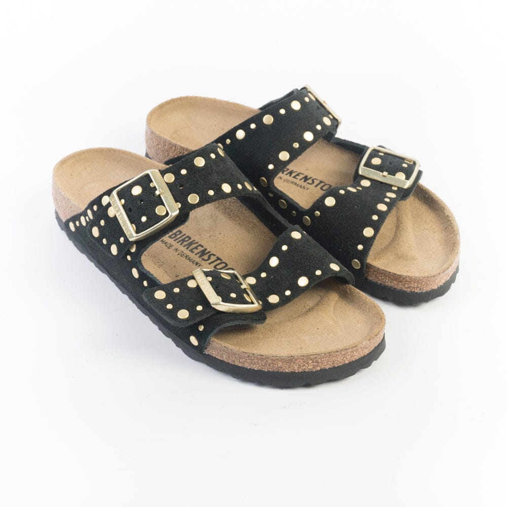 BIRKENSTOCK - Sandali bassi 1030348- Arizona - Rivetti Nero Scarpe Donna BIRKENSTOCK 