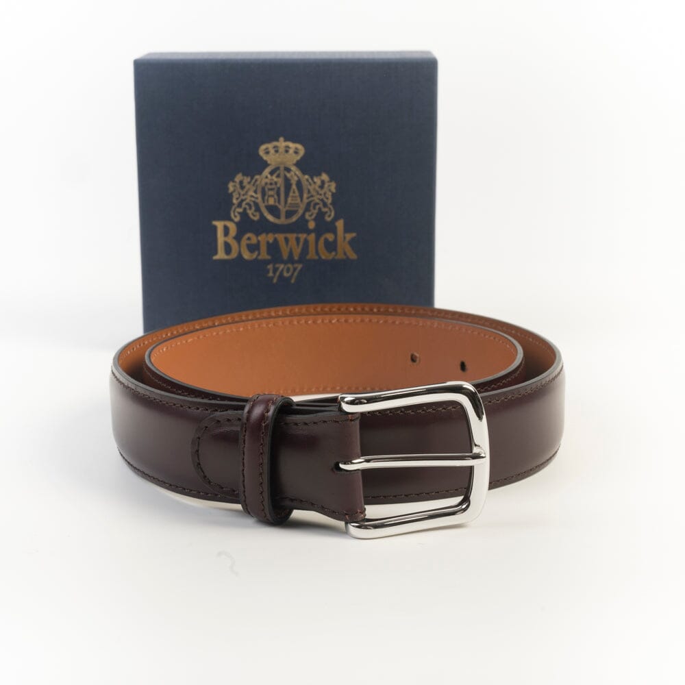 BERWICK 1707 - Cintura - Pelle - 706035 - Rois Bordeaux Accessori Uomo Berwick 1707 