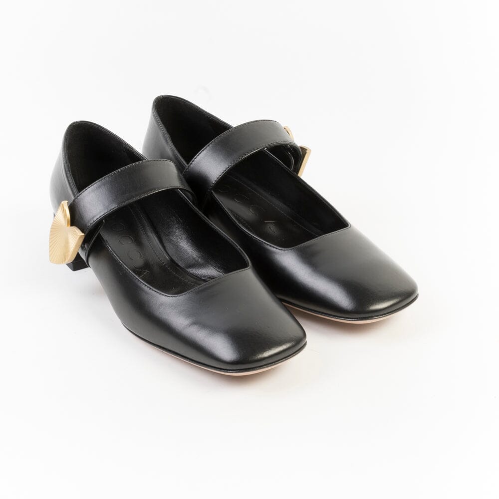 A.BOCCA - Mary Jane - 2825 - Nappa Nero Scarpe Donna A.BOCCA 